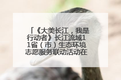 《大美长江，我是行动者》长江流域11省（市）生态环境志愿服务联动活动在江苏南通成功启动