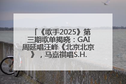 《歌手2025》第三期歌单揭晓：GAI周延唱汪峰《北京北京》，马嘉祺唱S.H.E《你曾是少年》