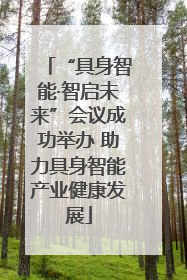 “具身智能·智启未来”会议成功举办 助力具身智能产业健康发展