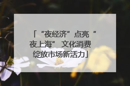 “夜经济”点亮“夜上海” 文化消费绽放市场新活力