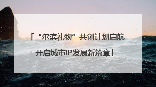 “尔滨礼物”共创计划启航 开启城市IP发展新篇章