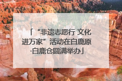 “非遗志愿行 文化进万家”活动在白鹿原·白鹿仓圆满举办