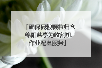 确保夏粮颗粒归仓 绵阳盐亭为收割机作业配套服务