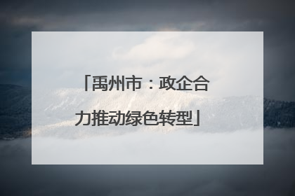 禹州市：政企合力推动绿色转型