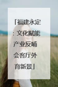 福建永定：文化赋能 产业反哺 会客厅外育新景