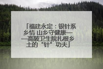 福建永定：银针系乡情 山乡守健康——高陂卫生院扎根乡土的“针”功夫