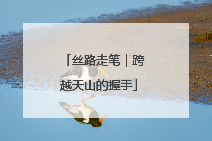 丝路走笔｜跨越天山的握手