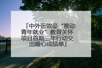 中外运敦豪“推动青年就业”教育关怀项目首期三年行动交出暖心成绩单