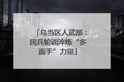 乌当区人武部：民兵轮训淬炼“多面手”力量