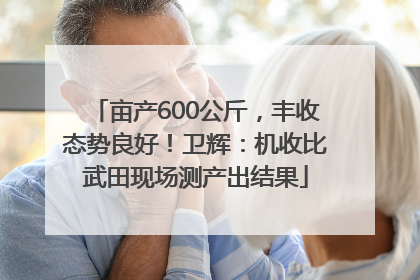 亩产600公斤，丰收态势良好！卫辉：机收比武田现场测产出结果