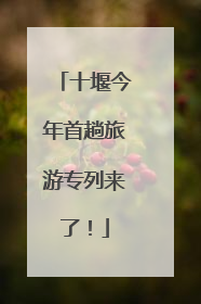 十堰今年首趟旅游专列来了！