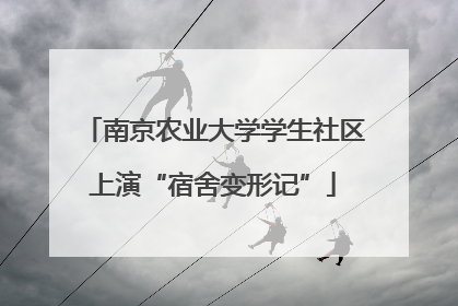 南京农业大学学生社区上演“宿舍变形记”