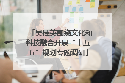 吴桂英围绕文化和科技融合开展“十五五”规划专题调研