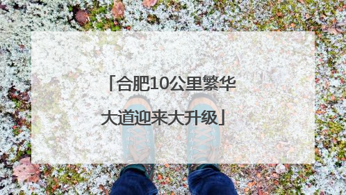 合肥10公里繁华大道迎来大升级
