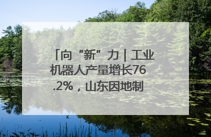 向“新”力｜工业机器人产量增长76.2%，山东因地制宜发展新质生产力