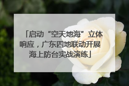 启动“空天地海”立体响应，广东四地联动开展海上防台实战演练