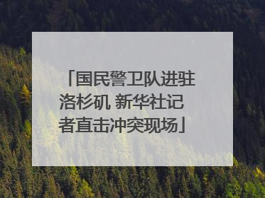 国民警卫队进驻洛杉矶 新华社记者直击冲突现场