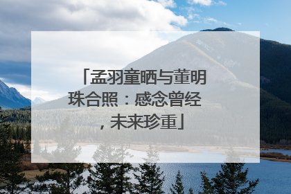 孟羽童晒与董明珠合照：感念曾经，未来珍重
