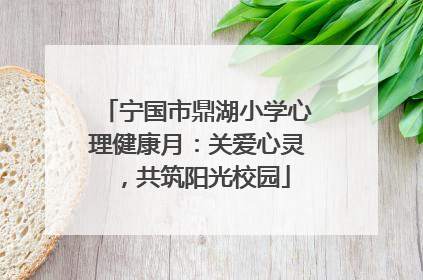 宁国市鼎湖小学心理健康月：关爱心灵，共筑阳光校园