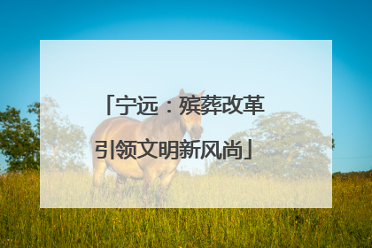 宁远：殡葬改革引领文明新风尚