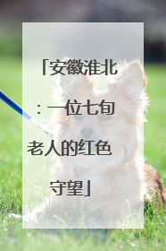 安徽淮北：一位七旬老人的红色守望
