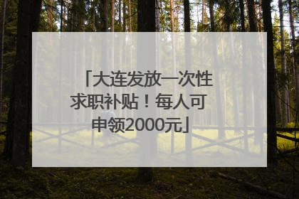 大连发放一次性求职补贴！每人可申领2000元