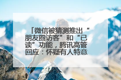 微信被猜测推出“朋友圈访客”和“已读”功能，腾讯高管回应：怀疑有人特意反复翻炒流量
