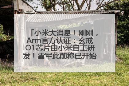 小米大消息！刚刚，Arm官方认证：玄戒O1芯片由小米自主研发！雷军此前称已开始大规模量产