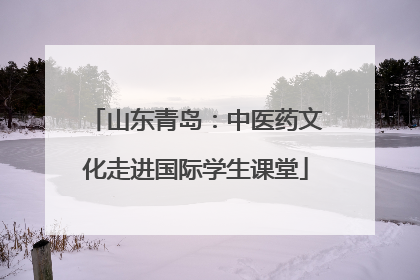 山东青岛：中医药文化走进国际学生课堂