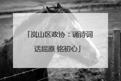 岚山区政协：诵诗词 话屈原 铭初心