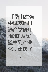 岱山建强中试基地打通产学研用通道 从实验室到产业化，更快了