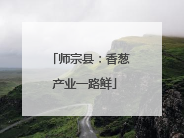 师宗县：香葱产业一路鲜