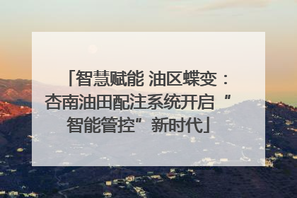 智慧赋能 油区蝶变：杏南油田配注系统开启“智能管控”新时代