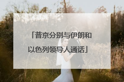 普京分别与伊朗和以色列领导人通话