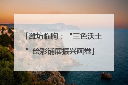 潍坊临朐：“三色沃土”绘彩铺展振兴画卷