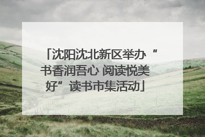 沈阳沈北新区举办“书香润吾心 阅读悦美好”读书市集活动