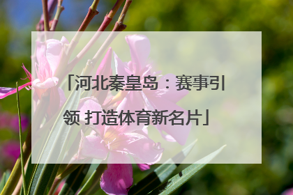 河北秦皇岛：赛事引领 打造体育新名片