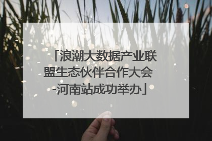 浪潮大数据产业联盟生态伙伴合作大会-河南站成功举办