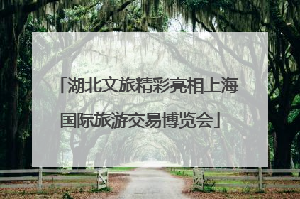 湖北文旅精彩亮相上海国际旅游交易博览会