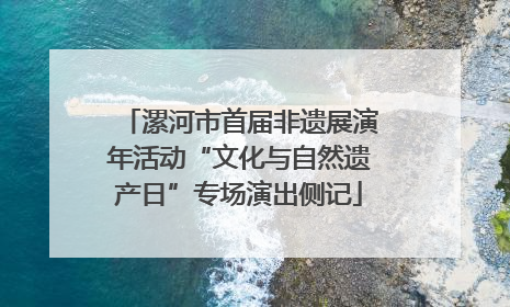 漯河市首届非遗展演年活动“文化与自然遗产日”专场演出侧记