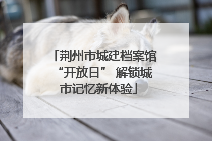 荆州市城建档案馆“开放日” 解锁城市记忆新体验