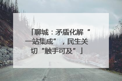 聊城：矛盾化解“一站集成”，民生关切“触手可及”
