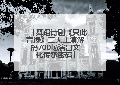 舞蹈诗剧《只此青绿》三大主演解码700场演出文化传承密码