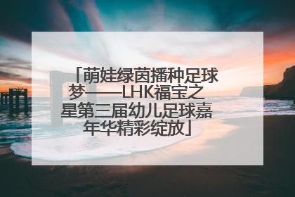 萌娃绿茵播种足球梦——LHK福宝之星第三届幼儿足球嘉年华精彩绽放