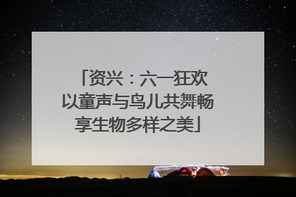 资兴：六一狂欢 以童声与鸟儿共舞畅享生物多样之美