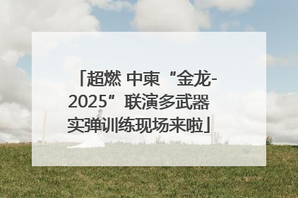 超燃 中柬“金龙-2025”联演多武器实弹训练现场来啦