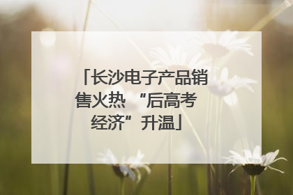 长沙电子产品销售火热 “后高考经济”升温