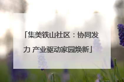 集美铁山社区：协同发力 产业驱动家园焕新