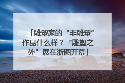 雕塑家的“非雕塑”作品什么样？“雕塑之外”展在浙图开幕