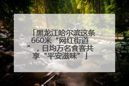 黑龙江哈尔滨这条660米“网红街道”，日均万名食客共享“平安滋味”